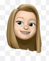 Ios Apple Girl Memoji Animoji Iphone Ipad Love Cute Me - Cartoon,Memoji