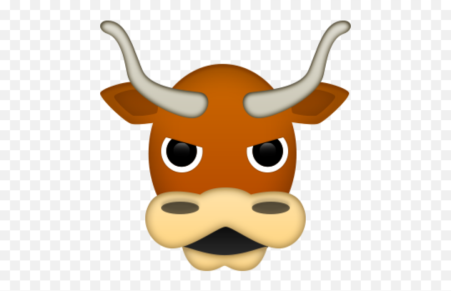 Download Cow Head Emoji - Longhorn Emoji,Texas Emoji
