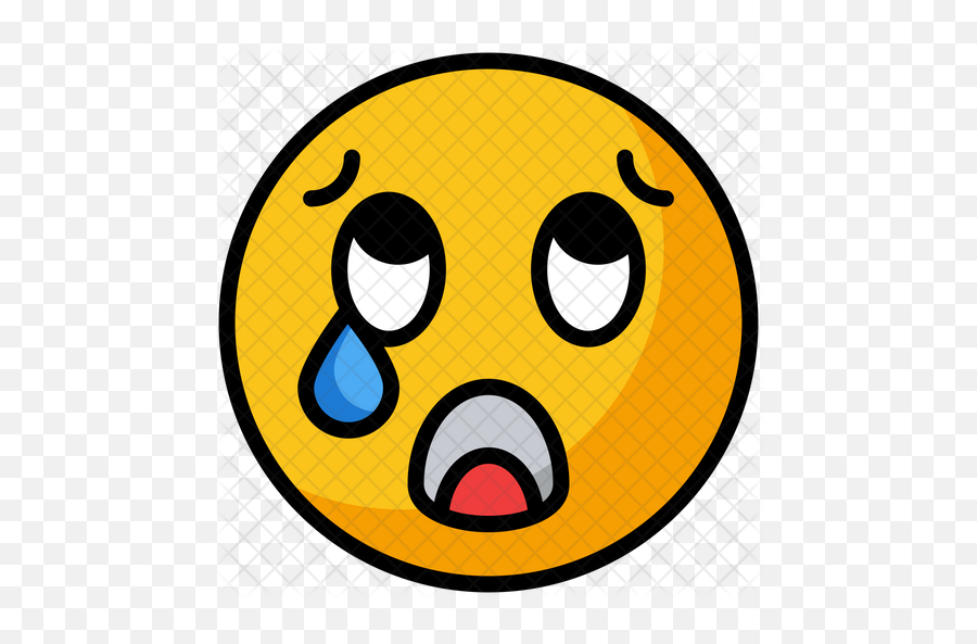 Crying Emoji Emoji Icon - Smiley,Crying Emoji