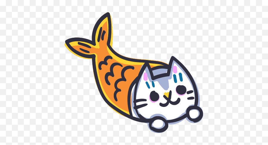 Cat Cats Catfish Funny Multicolor Fish - Clip Art Emoji,Catfish Emoji