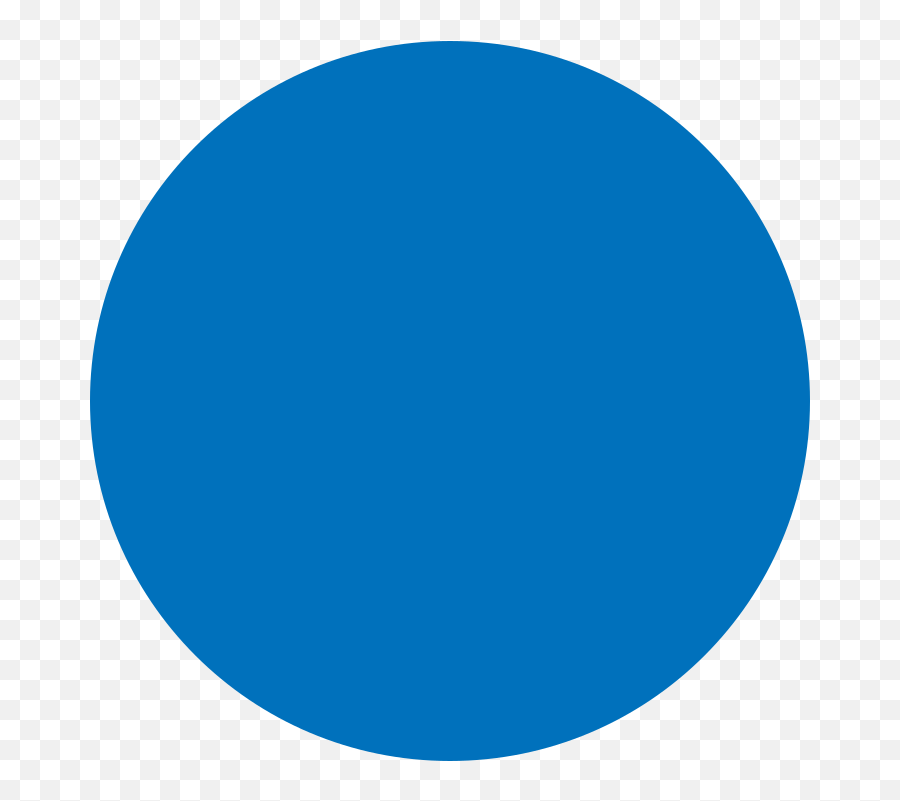 Emojione 1f535 - Circle Emoji,Blue Emoticons