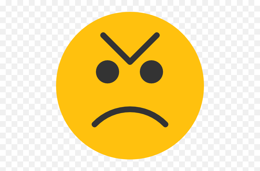 Mad - Unhappy Icon Emoji,Mad Emoji Text