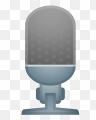Studio Microphone Emoji - Microphone Emoji,Radio Emoji