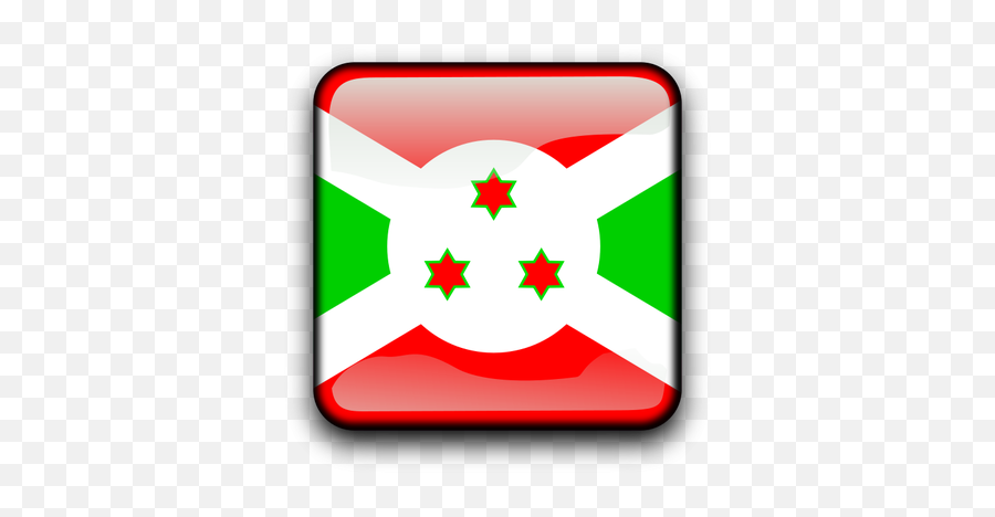 Burundi Flag Button Vector - Burundi Flag Emoji,American Samoa Flag Emoji