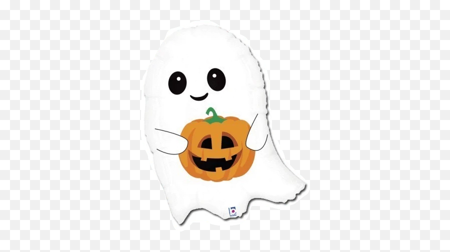 26 Cute Halloween Ghost Pumpkin Balloon - Cute Spooky Halloween Emoji,Jackolantern Emoji
