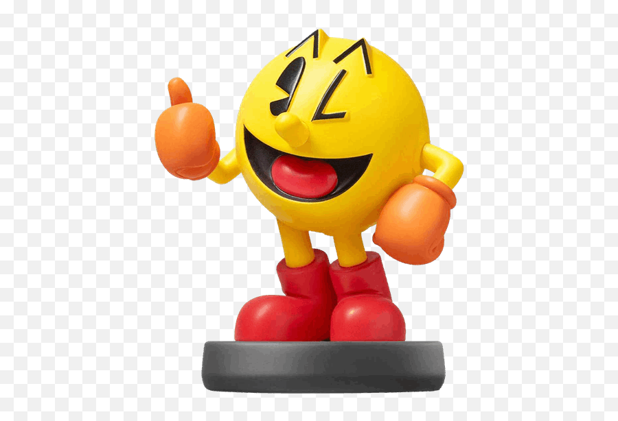 Nintendo Amiibo Smash Bros - Pac Man Amiibo Super Smash Bros Emoji,Tehe Emoticon