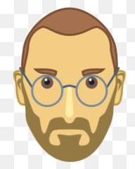 Steve Sad Transparent Png Clipart Free Download - Steve Jobs Vector Png Emoji,Steve Jobs Emoji
