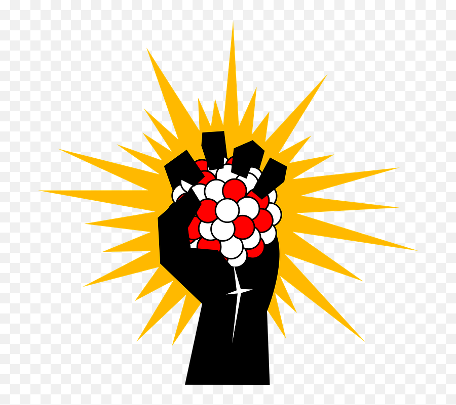 Hand Fist Atom - Nuclear Energy Clipart Emoji,Facebook Fist Emoji