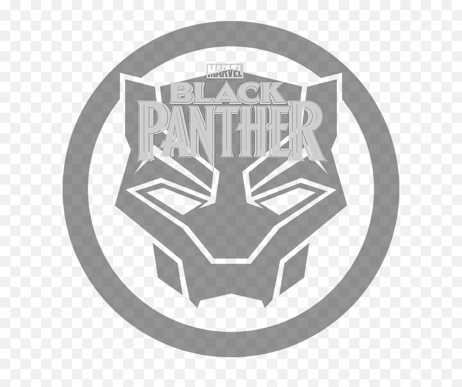 Marvel Black Panther Logo Transparent Png Clipart Free - Black Panther Logo Symbol Emoji,Black Panther Emoji