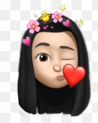 Ios Iphone Memoji Anomoji Emoji - Animoji Girl