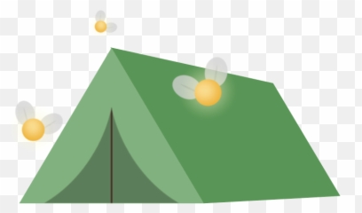 Tent Camping Fireflies Freetoedit - Illustration Emoji
