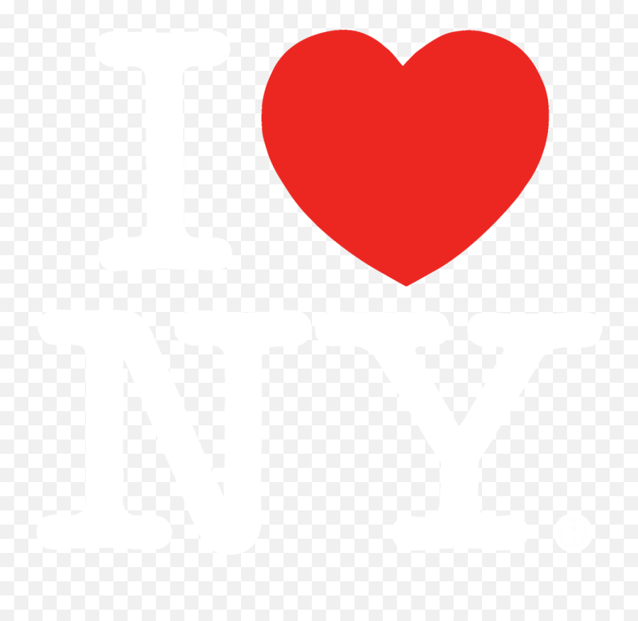 Download Hd I Love Ny Vector - Love Ny Heart Vector Heart Emoji,Heart Emoji Vector