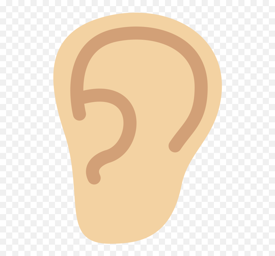 Twemoji2 1f442 - Emoji Ears,Who Knows Emoji