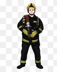Firefighter Png And Vectors For Free Download - Dlpngcom Fireman Clipart Emoji,Fireman Emoji