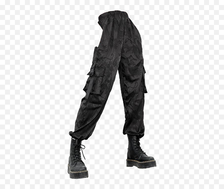 Eboyegirl Pants Boots Aesthetic Black - Egirl Pants Emoji,Black Emoji Pants