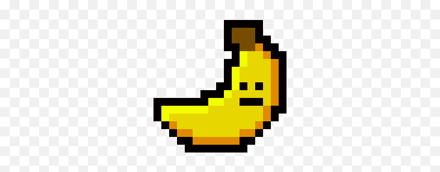 Pixel Art - Banana By Emmanuelgr On Newgrounds Mario Fire Flower Pixel Png Emoji,Banana Emoticon