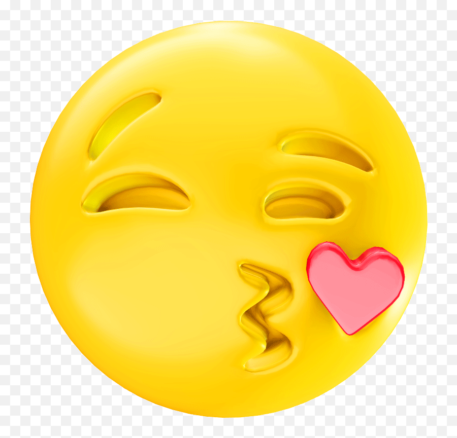 Kissing - Loopgif Circle Emoji,Kissing Animated Emoticon