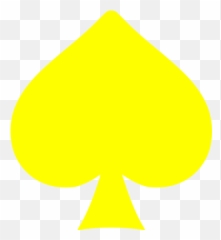 Yellow spades icon - Free yellow gamble icons Emoji