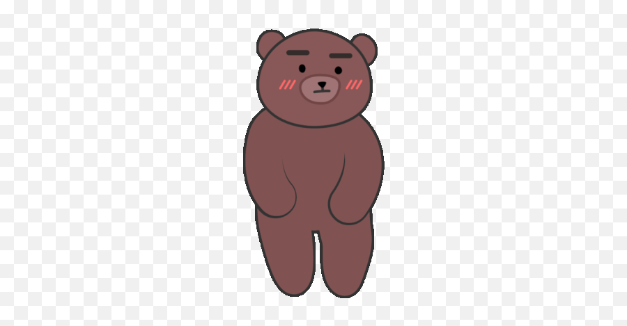 Dummy Bear - Big Emoji,Bear Emoticon