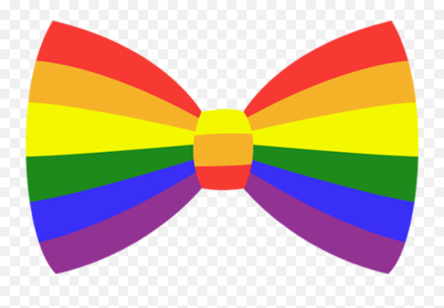 Rainbow Bows Cravate Sticker - Transparent Rainbow Bow Tie Emoji,Tie Emoji