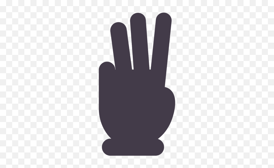 Fingers Three Hand - Transparent Png U0026 Svg Vector File Sign Language Emoji,Hand Emoji Meaning