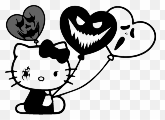 Emo Png - Hello Kitty Coloring Pages Emoji,Heart Emotion