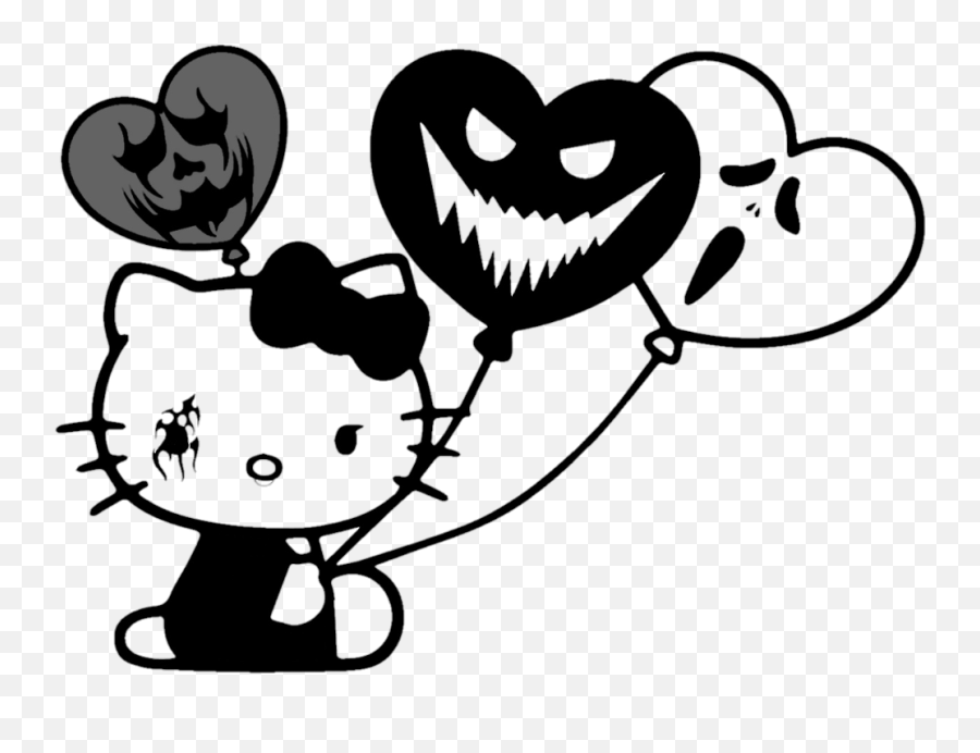 Emo Png - Hello Kitty Coloring Pages Emoji,Heart Emotion
