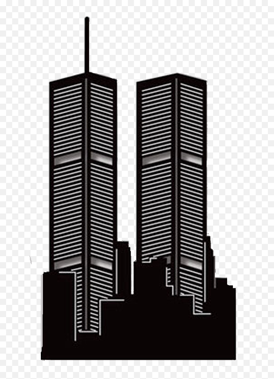 Twin Towers Transparent - Twin Towers Clipart Png Emoji,Twin Towers Emoji