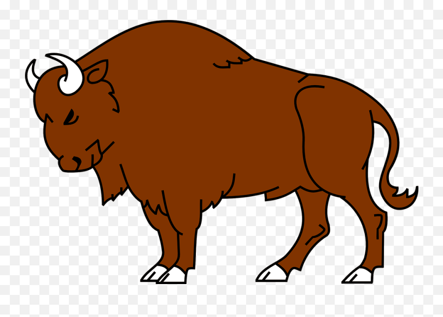 Ox Vector Cartoon Transparent Png - Bison Clipart Emoji,Bison Emoji