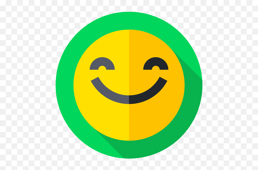 Happy - Circle Emoji,Flat Earth Emoji