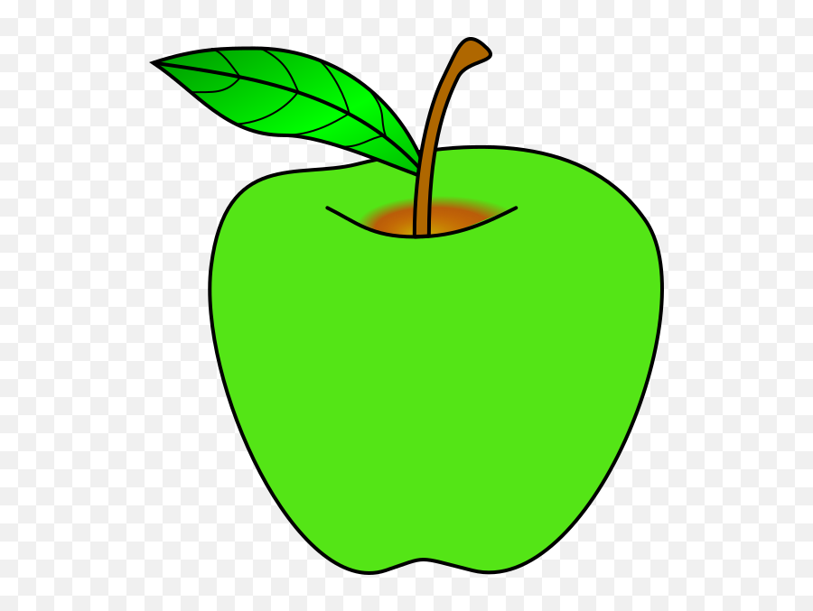 Green Apple Clipart Free - Greenapple Clipart Emoji,Green Apple Emoji