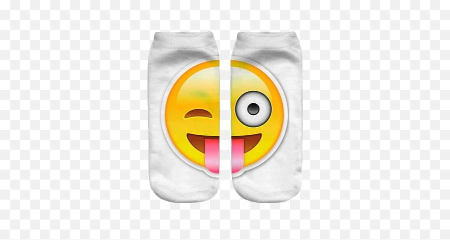 3d Emoji Printed Socks - Emoji Socken,Emoji Tongue Out