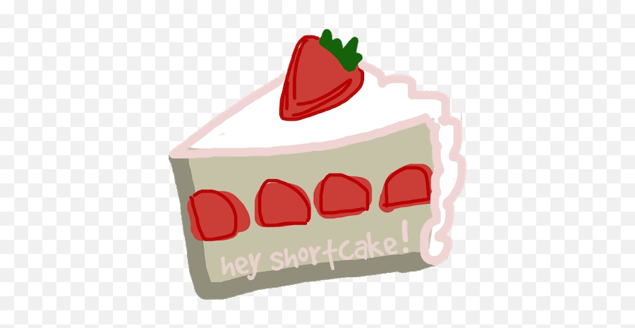 Hand Drawn - Birthday Cake Emoji,Shortcake Emoji