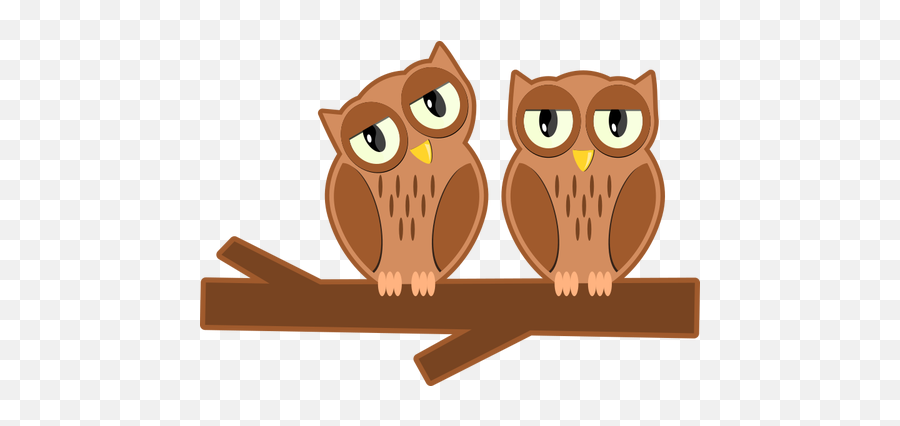Owls - Owl On A Bracnh Cartoon Emoji,Olive Branch Emoji