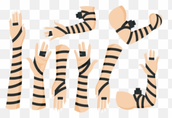 Praying Hands Free Vector Art - Jews Tefillin Emoji