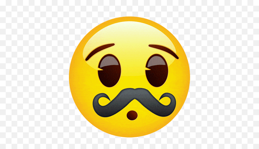 Emoji - Mustache,Mustache Emoji
