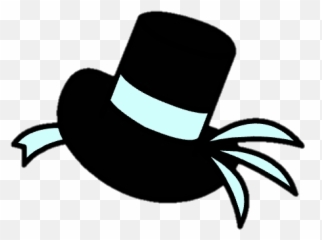 Gacha Tophat Hat Small Tiny Black Blue - Gacha Life Edit Hats Emoji,Top Hat Emoji