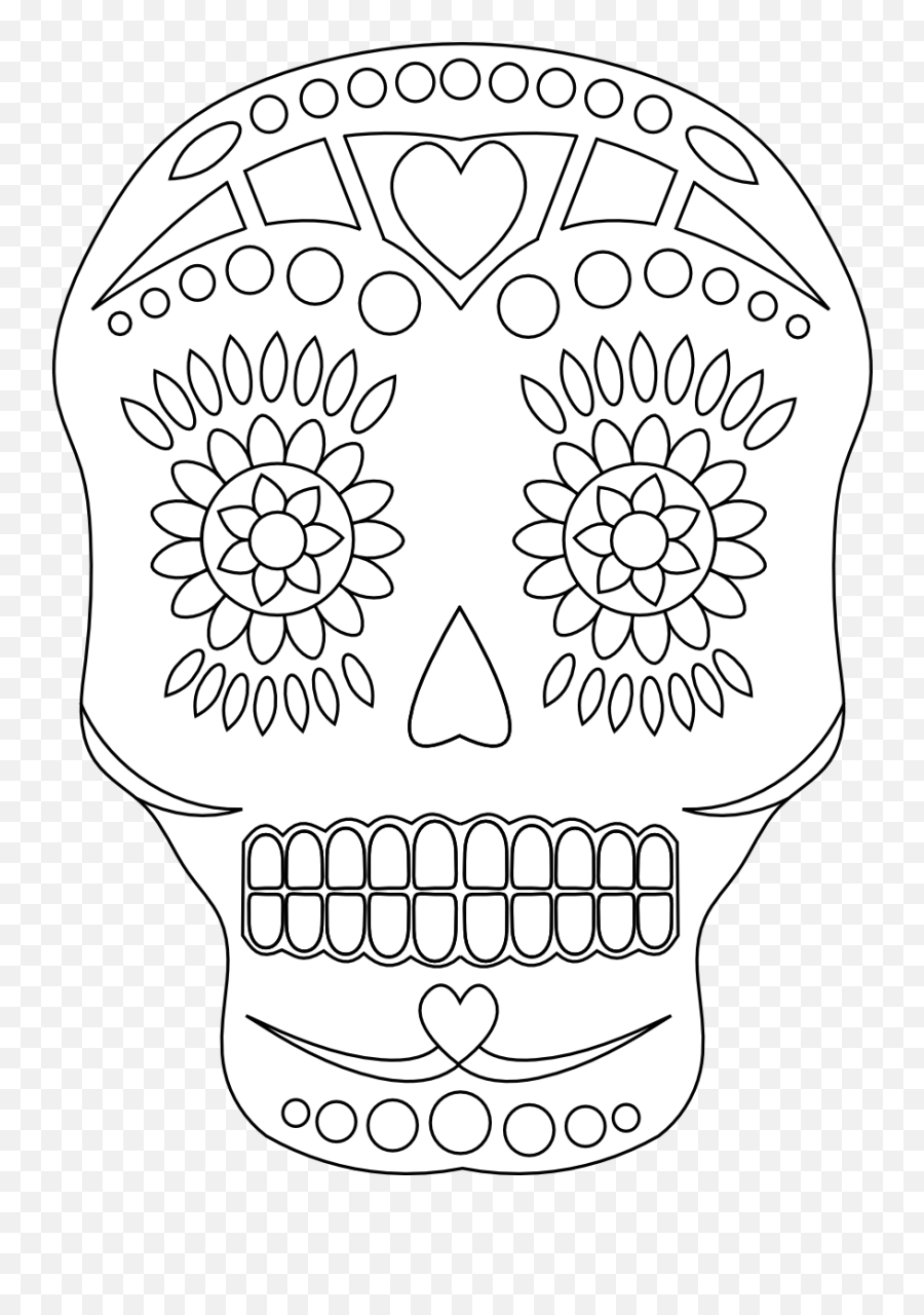 Use These Free Digital Stamps And Sentiments For Your - Day Of The Dead Simple Coloring Pages Emoji,Dead Flower Emoji