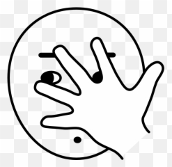Library of apple smiley face with hands black white clip - Shy Drawing Emoji