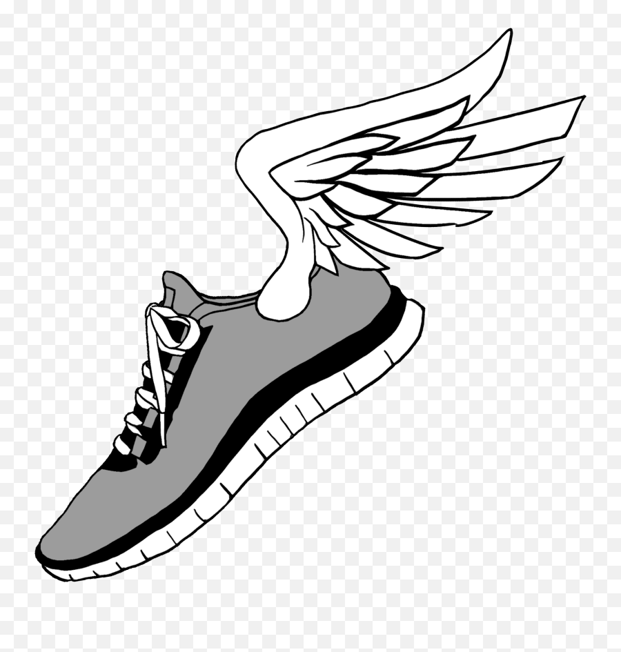 Transparent Running Shoe Clipart - Running Shoe Drawing Easy Emoji,Sneaker Emoji