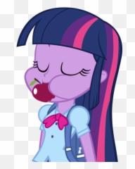 Fluttershys Cheer - Twilight Sparkle Eating Bacon Transparent Background Emoji,Pony Emoticons