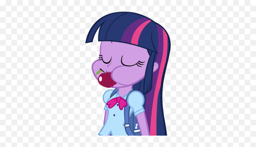 Fluttershys Cheer - Twilight Sparkle Eating Bacon Transparent Background Emoji,Pony Emoticons