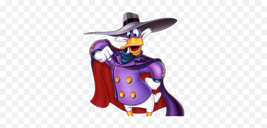 Darkwing Duck - Negaduck Vs Darkwing Duck Emoji,Superhero Cape Emoji