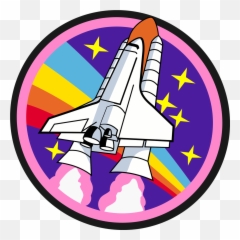 Rocket Sticker - Aesthetic Nasa Logo Transparent Emoji,Space Shuttle Emoji