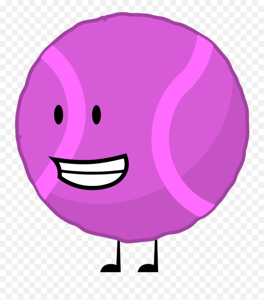 Pink Tennisball By Brownpen0 - Pink Eraser With Face Emoji,Purple Emoji