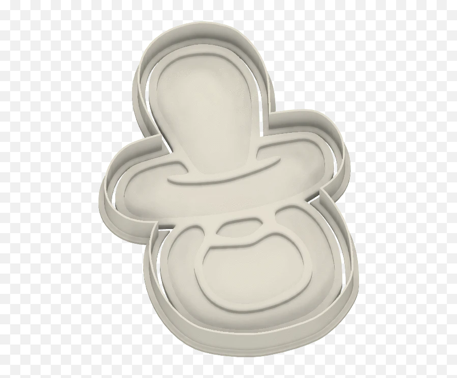 Baby Pacifier Cutter And Embosser - Solid Emoji,Pacifier Emoji