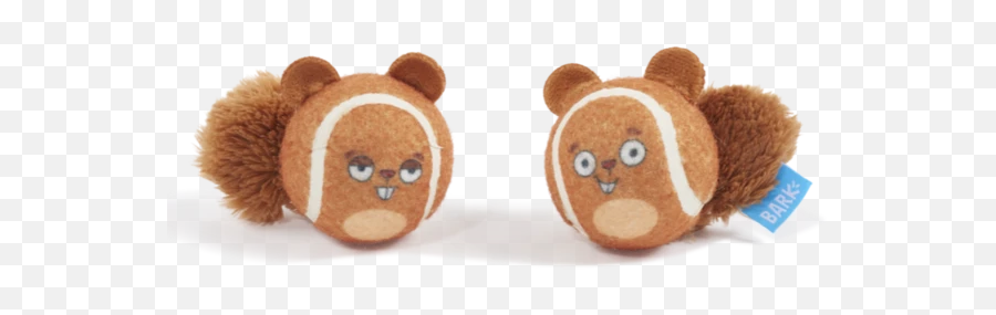 Double Trouble Squirrel Balls - Barkbox Squirrel Ball Emoji,Slobbering Emoji