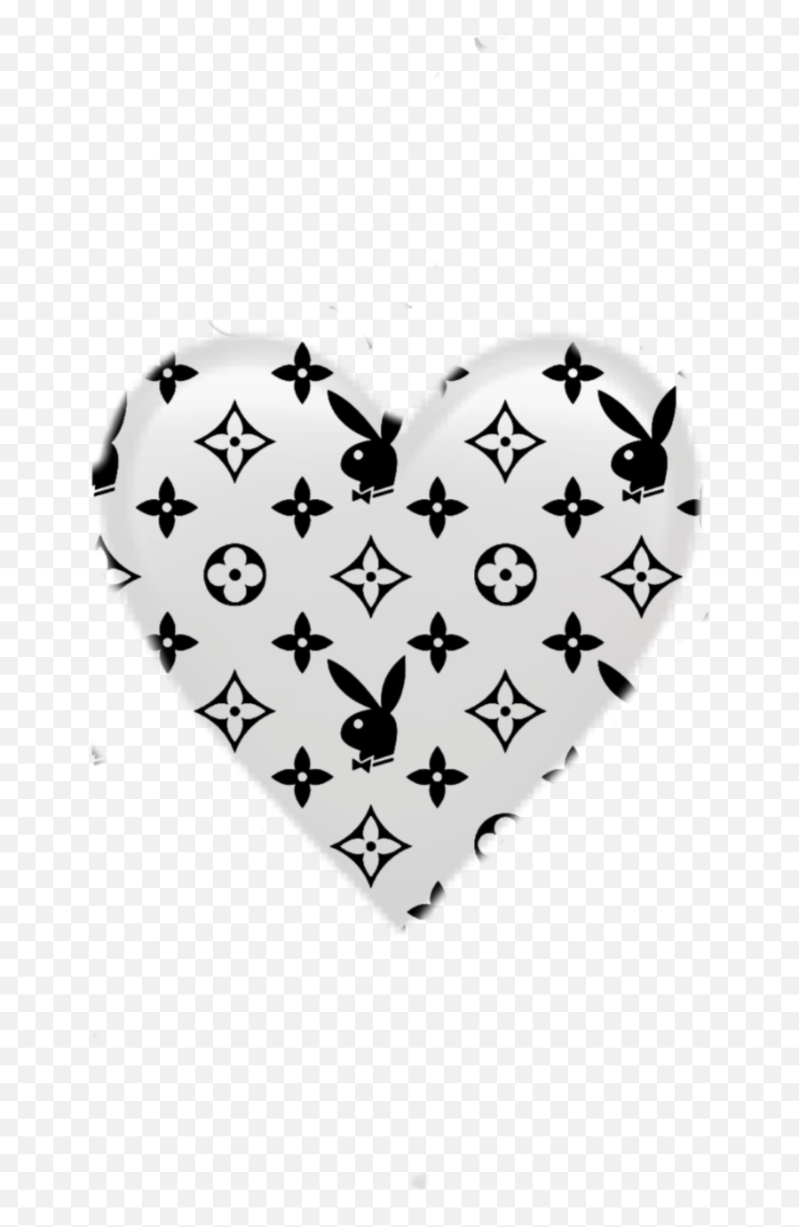 Black Emoji Heart Sticker - Girly,Black X Emoji