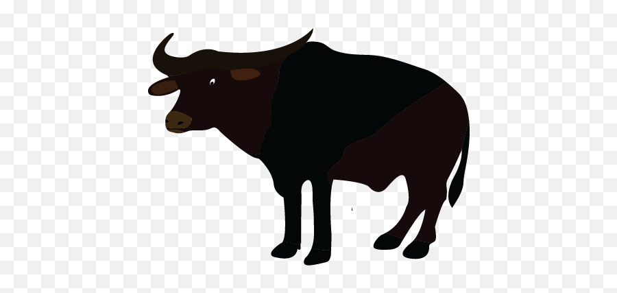 American Bison African Buffalo Clip Art - Buffalo Silhouette Png Emoji,Bison Emoji