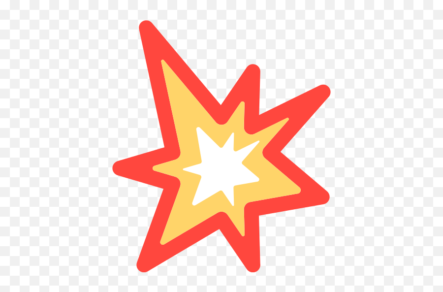 Fxemoji U1f4a5 - Collision Symbol,Star Emojis